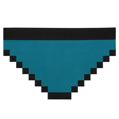Man Pixel Briefs Kick Ass Blue(ish)